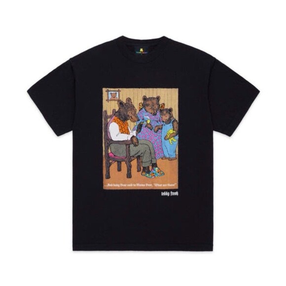 Teddy Fresh Fairy Tale Tee T-shirt Black Size XS - Picture 1 of 6